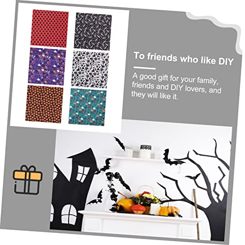 Tissu Halloween patchwork pour couture de décoration créative - 5