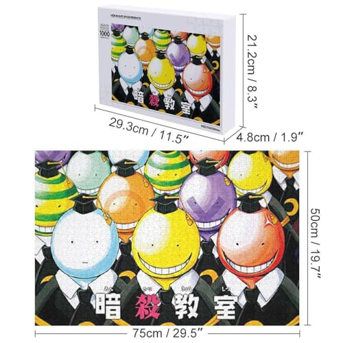 ジグソーパズル 萌え キャラクター柄 暗殺教室 木製パズル 木製ジグソー 萌えグッズ 1000 PCS [2]