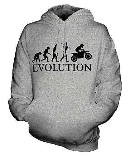 Sweat pull à capuche Motocross Évolution vêtement de moto sportswear pour adulte coupe décontractée