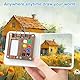 Tragbare Gouache Farben Set, 15 Farben Mini Aquarell Paletten Set Holz Reise, Mini Palette Watercolor Reise Set Acrylmalerei Kommen Mit Aquarellpapier Journal, Aquarellpinsel Stifte Und EIN Clip