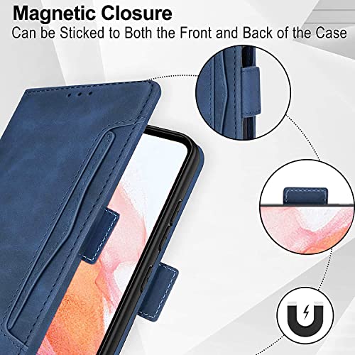 Capa Capinha Carteira para Motorola Edge 30 Fusion/Moto S30 Pro, [5 Slot de cartão] Couro PU Premium
