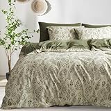 💐Natural Fabric: Floral duvet cover is made of brushed microfiber material which is ultra-soft, breathable, lightweight, skin-friendly and machine washable, give you and your family good and comfortable sleeping all night. 💐Dimension: Queen Size (1 p...