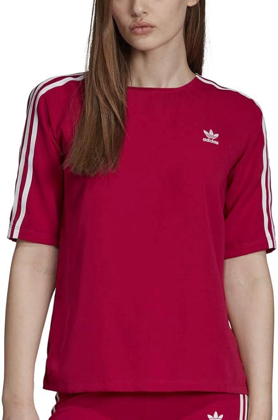 adidas 3 stripe t shirt women's green