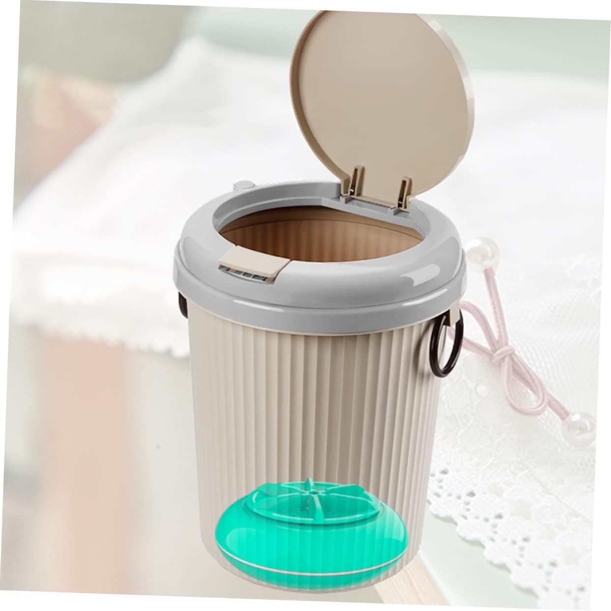 Veemoon Mini Portable Washing Machine Underwear Washing Machine High Capacity Ultrasonic Cleaner for Apartments Rvs Condos