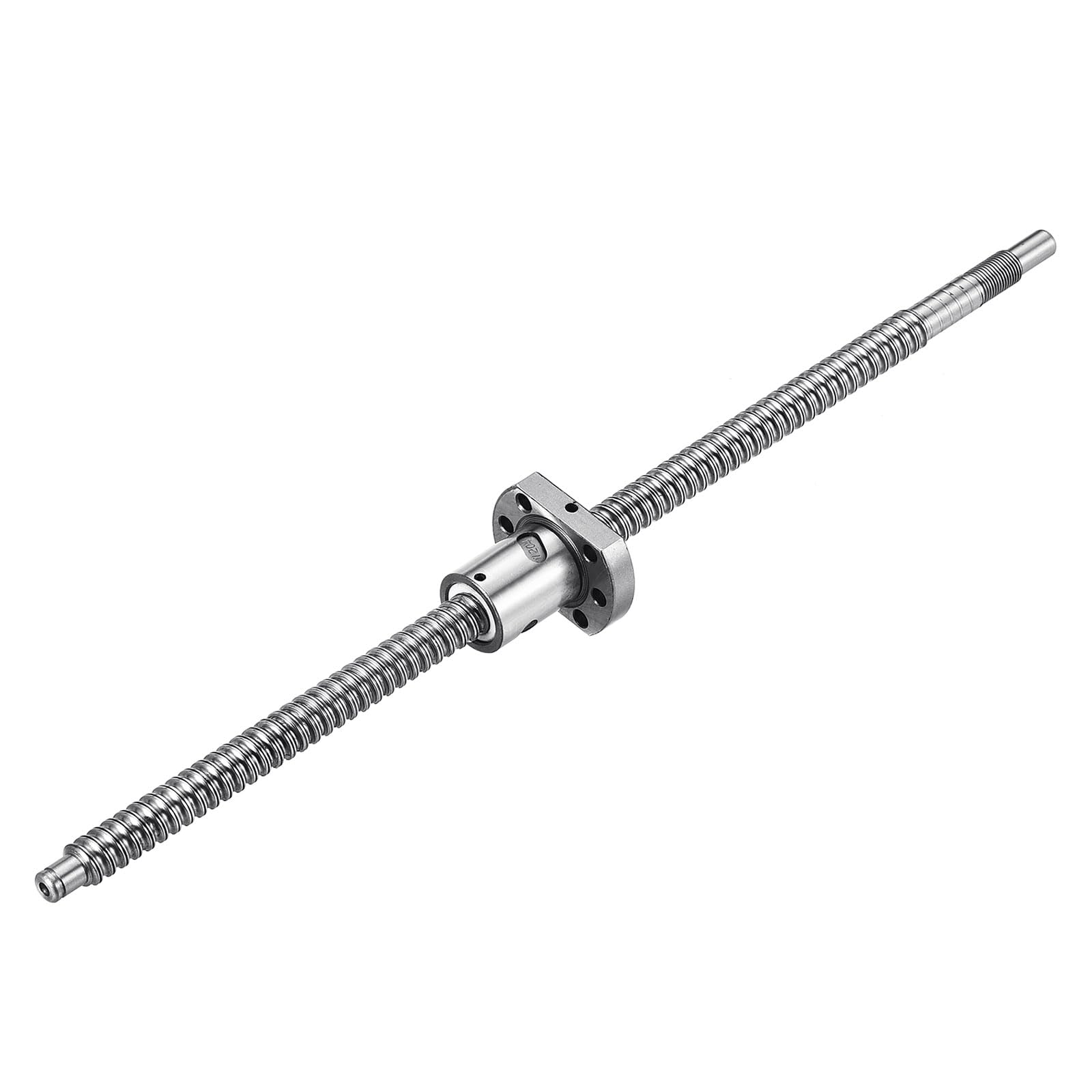 QUARKZMAN BallScrew SFU1204 (Durchmesser 12mm, Steigung 4mm, Länge 350mm) mit Kugelgewindemutter Anti-Backlash Kugelgewindespindel-Kit Standard-Endbearbeitung für BK/BF12 CNC-Maschinenteile
