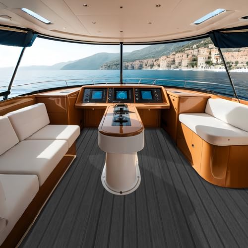 VEVOR Boat Flooring, EVA Foam Boat Decking 94.5" x 17.7", Non-Slip Self-Adhesive Flooring, 11.6 sq.ft Marine Carpet for Boats, Yacht, Pontoon, Kayak Decking by VEVOR - Used condition - Image 8
