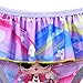 Rohero Toddler Baby Girls Swimsuits Doll Print Ruffle Tulle Swimwear Bathing Suit for Doll Surprised (120cm/ 5-6Y, Purple)