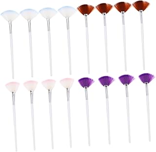 Cepillo de maquillaje con mango de madera, ce...