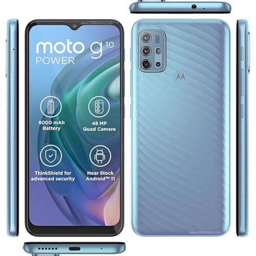Image of EmBed Matte Fiber Display Guard for Motorola Moto G10 Power - Unbreakable, Ultra-Thin, Lightweight Matte Finish Screen Protector with Easy Installation Kit