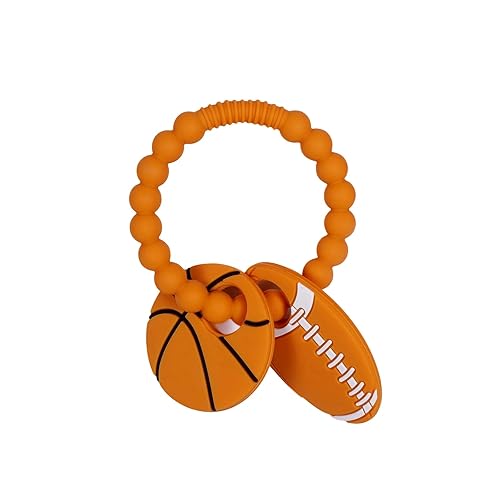 Miniatura 12 de Anillo de dentición de silicona para bebés de 0 a 6, 6 a 12 meses, mordedor masticable para bebés, recién nacidos, imprescindibles, sin BPA, suave y