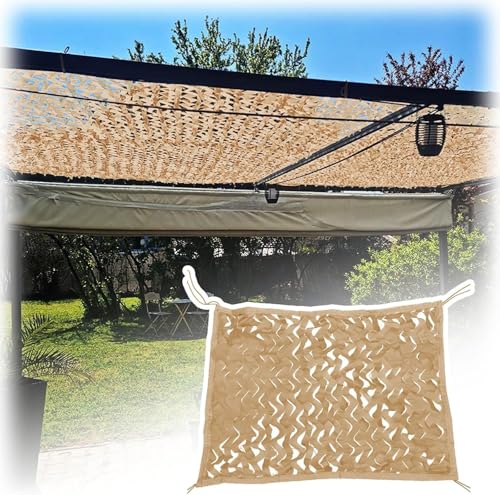 Red de Camuflaje, Malla de Camuflaje Protección Solar 1.5 2 3.0 4 6 8 10 12 15 m, Red De Sombra Caza Exterior, Red De Camuflaje Reforzada, para Militares, Camping, Decoración De Jardín(3.5×9 (m)/11.5×