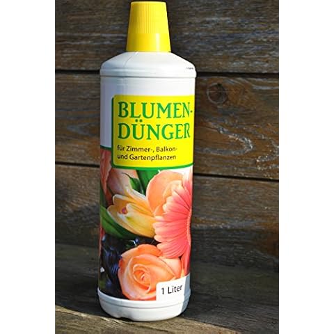 Floralin Blumendünger,flüssig, Zimmer,-Balkon-und Gartenpflanzen,4 X 1 Ltr Cover