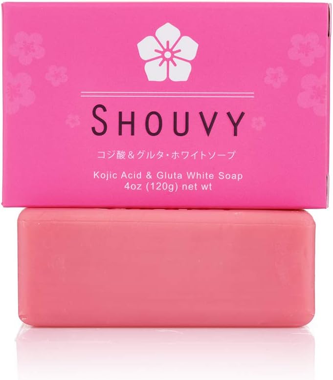 Kojic Acid & Glutathione Whitening Bleaching Soap -Body Cleansing Remedy For All Skin Type -Fast & High Potency Skin Care Treatment For Natural Lightening Of Blemishes, Acne Scars, Age Spots