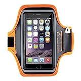 Gear Beast Sport Gym Running Armband with Key Holder and Reflective Safety Band for iPhone 6s, 6, Galaxy S7, S6, S6 Edge, S5, Motorola Moto G, Moto E, Moto X, Droid Maxx, Droid Turbo, Other