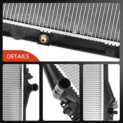 A-Premium Engine Coolant Radiator Assembly with Transmission Oil Cooler Compatible with Suzuki Grand Vitara 2006-2013 2.7L 3.2L 2.4L, Automatic Transmission, Replace# 8012920 by A-premium - Image 6