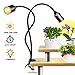 Produktbild HALUM Pflanzenlampe Grow LED mit 36W Zeitfunktion Pflanzenlicht Wachstumslampe, Automatische Ein- / Ausschalten, 8 Arten von Helligkeit für Innenpflanzen Gewächshaus Blumen Gemüse