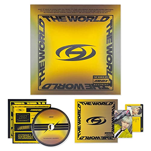 ATEEZ - [THE WORLD EP.1 : MOVEMENT] (DIARY Ver.) Photo Booklet + DISC + Sticker +...
