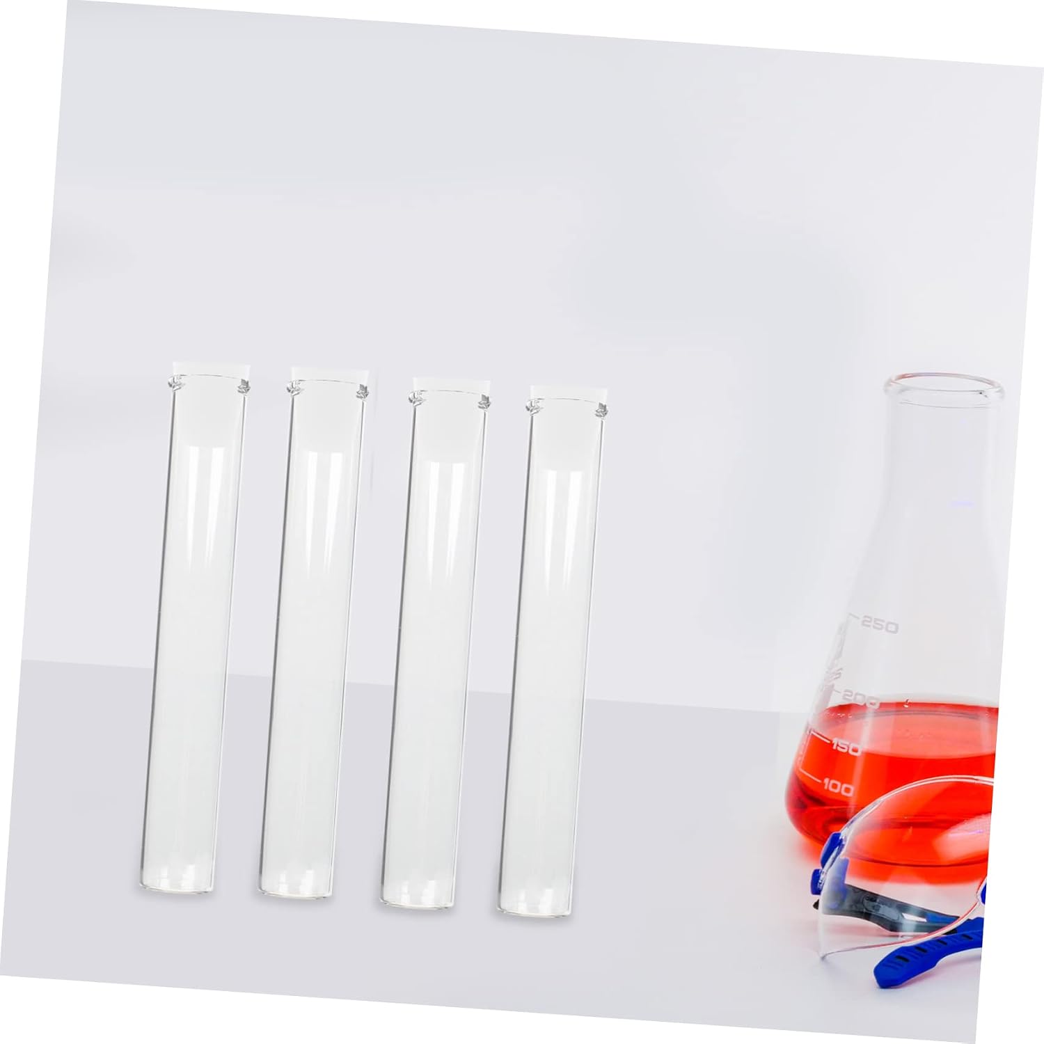19pcs Test Tube Stopper Rubber Stopper Plug Flask Tube Lids Lab Flask Plug Assorted