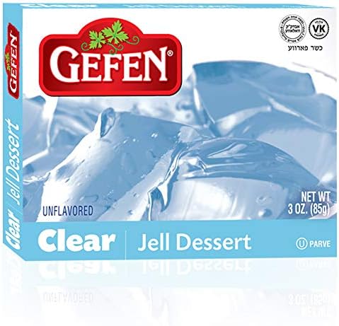 Gefen Clear Unflavored Jello, 3oz (1 Pack)