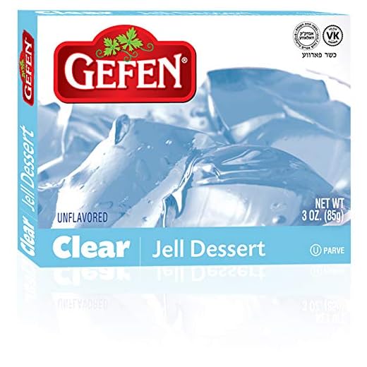 Gefen Clear Unflavored Jello, 3oz (1 Pack)