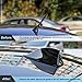 Shark Fin Antenna Cover for Car, Automotive Top Roof Aerials AM/FM Radio Signal Base, Vehicle Shark Fin Shape Cover with Adhesive Tape, Car Accessories Universal for Most Sedan, SUV, Van (Black)