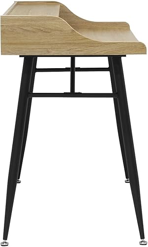 Miniatura 4 de Calico Designs Le Woodford - Escritorio moderno, secretario, para escritura, de 45 pulgadas de ancho, con gabinete bajo de almacenamiento cónico,