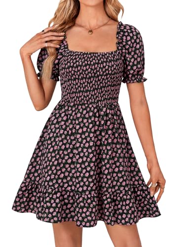 Image of Rooscier Women's Summer Boho Mini Dress