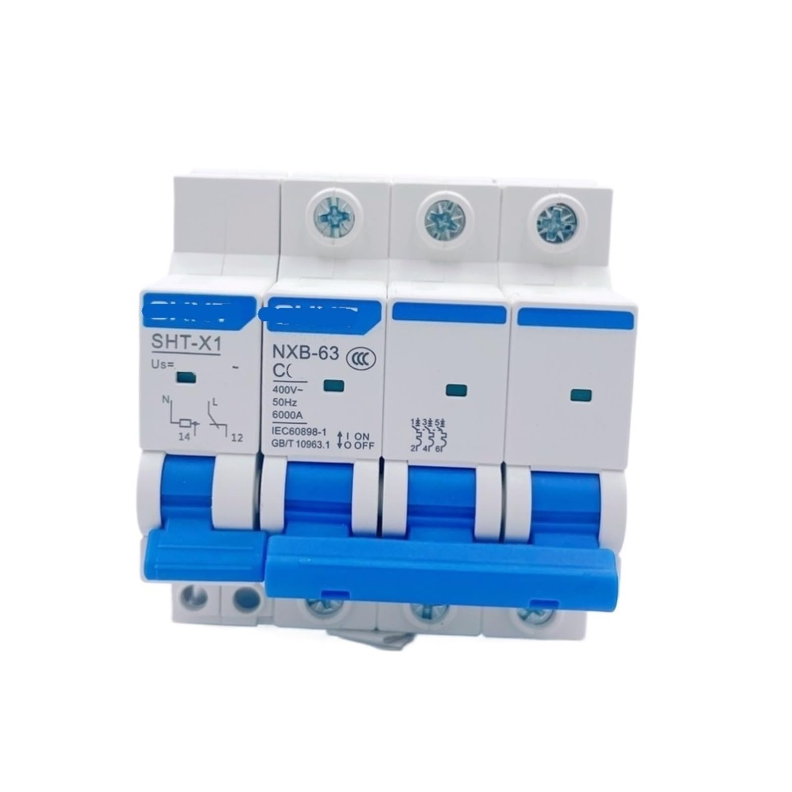 Bojnik NXB + pomocniczy MX + of Tripper, mały wyłącznik automatyczny, akcesoria do włącznika światła DC24V 3P(3P_100A)