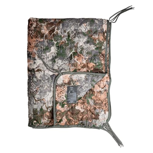 Mil-Tec Ripstop Poncho Liner - Lightweight Portable Durable Polyester Versatile Poncho Liner - Can be Used as Comforter, Blanket, Ground Mat, Sleeping Bag - Carry Bag Included - Phantomleaf WASP I Z1B