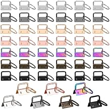 Modacraft 42 PCS 1 بوصة 7 ألوان مجموعة أجهزة سلسلة المفاتيح لسوار، الحبل وسلسلة المفاتيح صنع