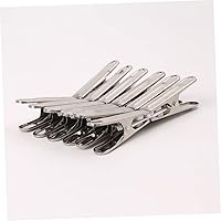 Vista 8 de TIDTALEO Pinzas de ropa clásicas de plata de acero inoxidable para colgar la ropa