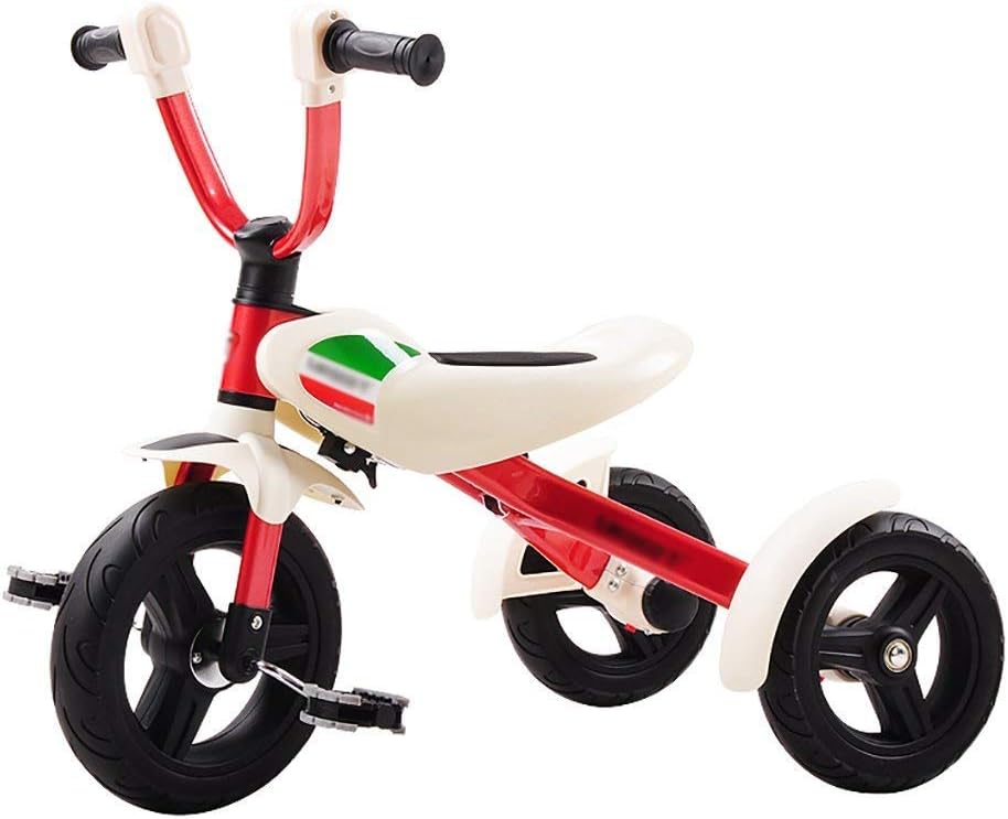 Tricycle Trike Children Tricycle 3-6 Years Old Baby Foldable Preschool Bicycle Portable Bike Kids (Color: Red)