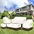 Osileyo Outdoor Patio Coffee Table Cover, Waterproof Rectangular Patio Side Table Cover,Patio Furniture Covers,36 x 24 x 16 inch,Beige & Brown