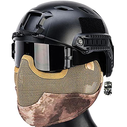 Casque Tactique Anti Choc Évite la Buée Airsoft Paintball
