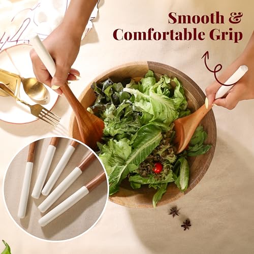 image for Folkulture Wooden Spoons for Cooking | 12