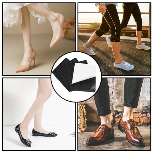 Protectores para suela de zapato 4 piezas adhesivos de caucho miniatura 5