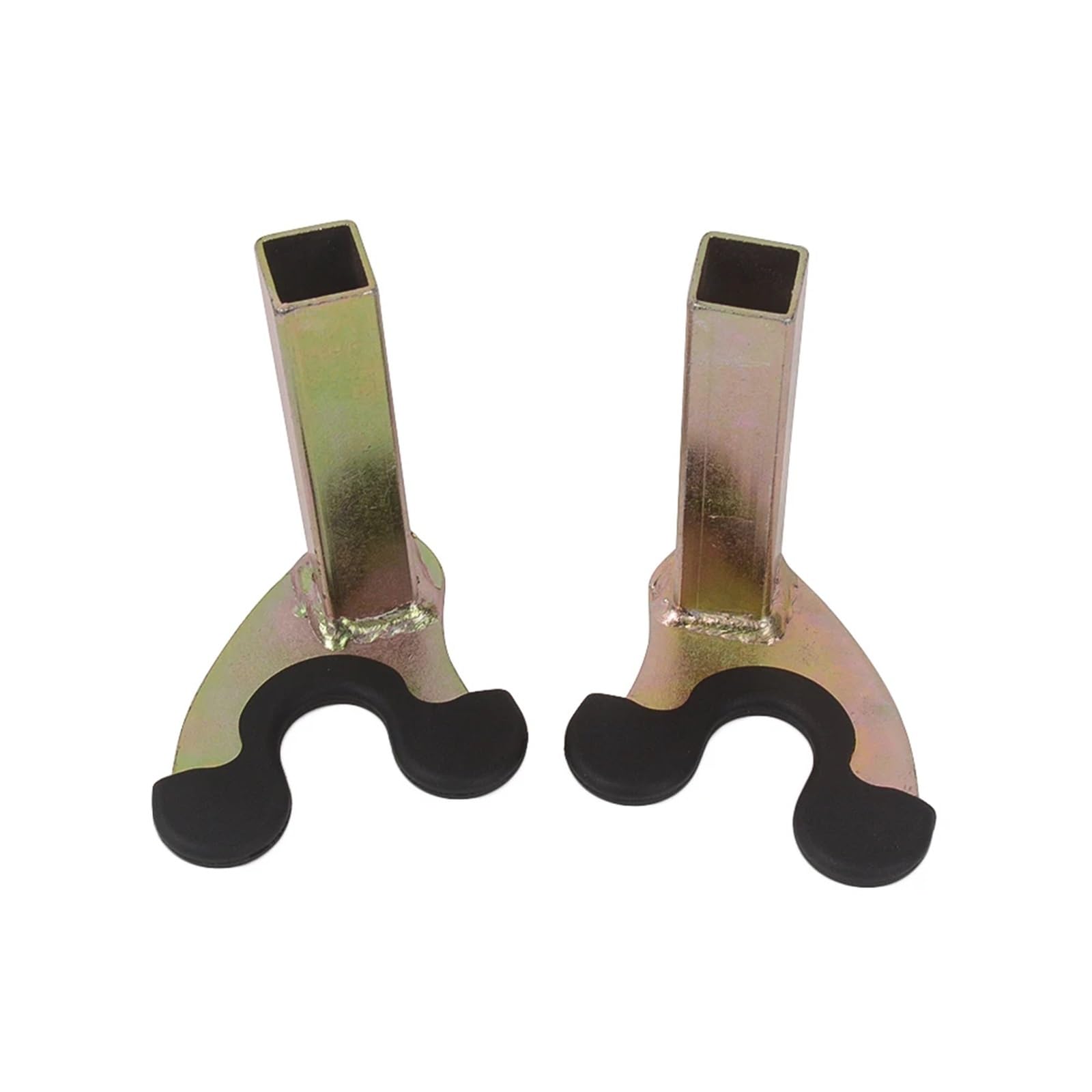 adapter podpórki 2PCS Motorcycle Bike Stands Wheel Support Frame Stand Swing Arm Lift Tripod Hooks Hook Fork U-style With Rubber