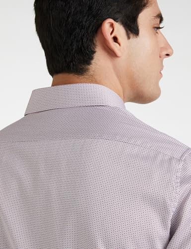 Image of Van Heusen Formal Printed Shirt for Men| Premium Cotton| Full Sleeves| Slim Fit |Breathable Fabric