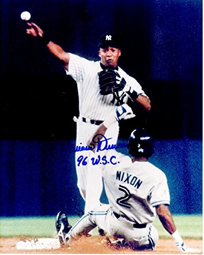 Mariano Duncan Signed - Autographed New York Yankees 8x10 inch Photo with 1996 World Series Champions Inscription