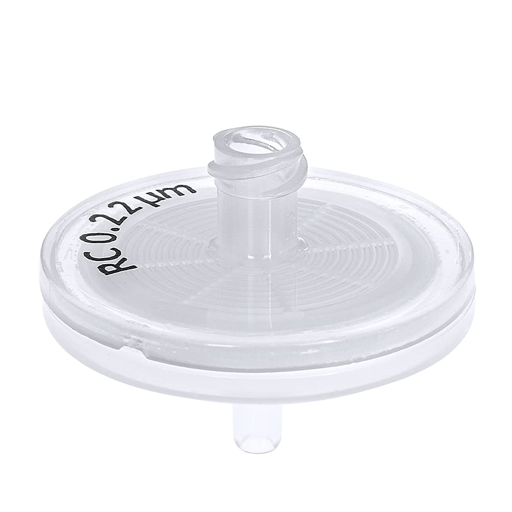 Filter Technology, Syringe Filter, ABLUO, 25mm, RC Membrane, 0.22µm, PP Housing, 10/pk