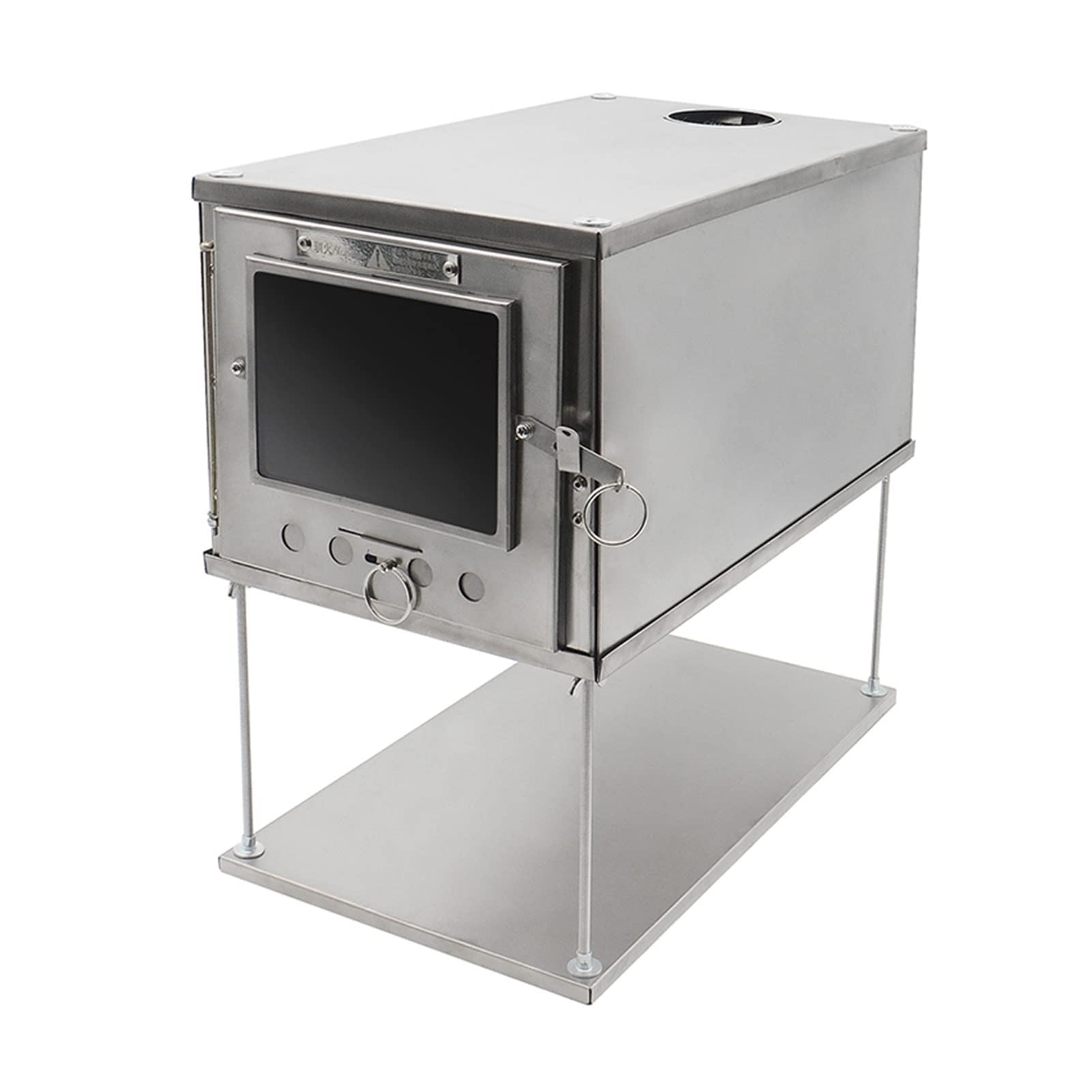 チタンウッド ストーブ スパーク アレスターフロア ガラスパネル