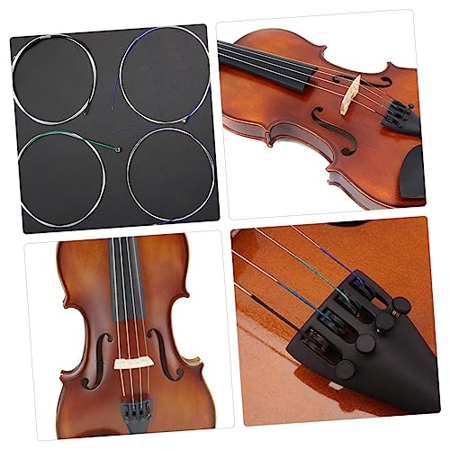 Parliky 1 Conjunto De Cordas De Violino Banhado A Níquel Acessórios De Cordas De Violino Acessórios