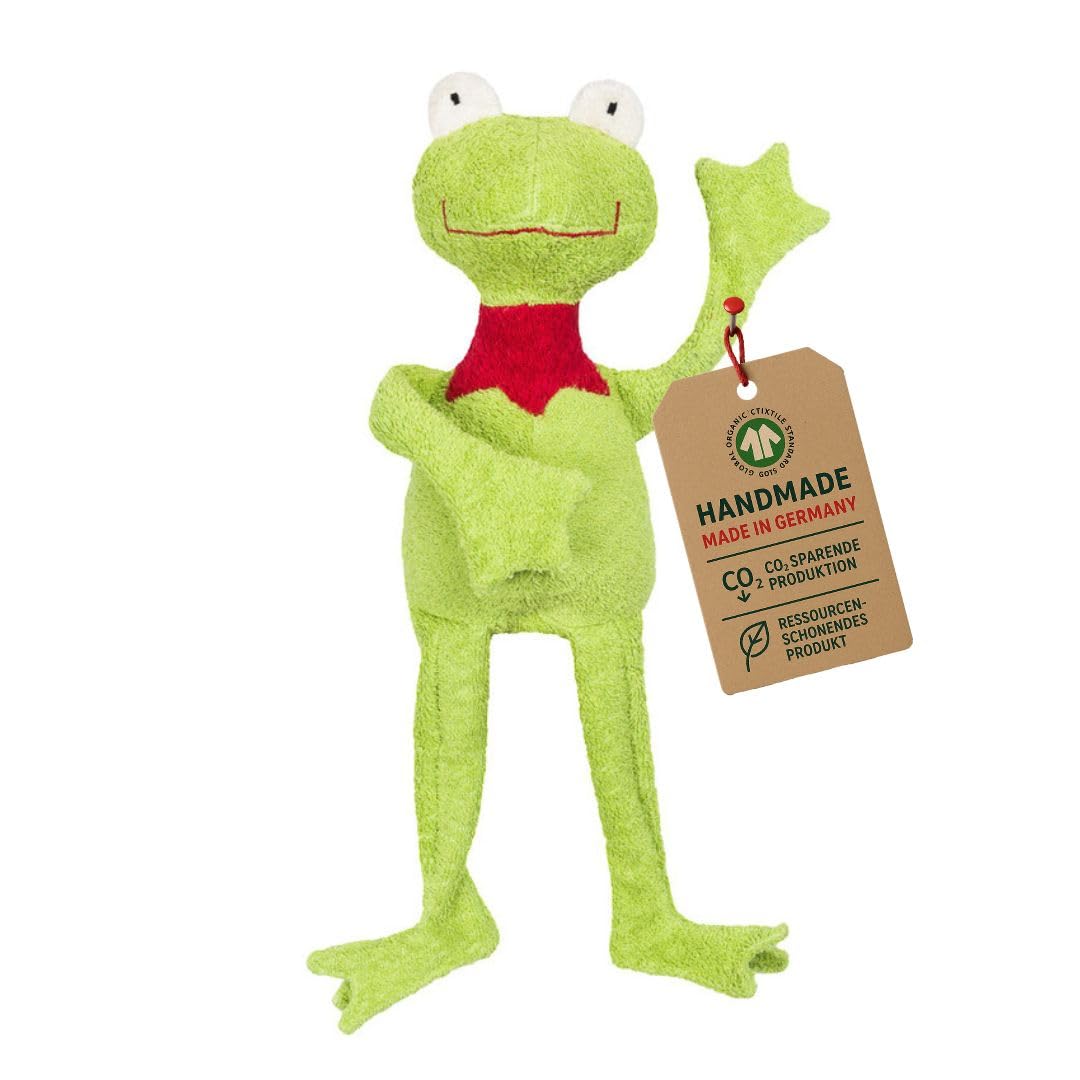 Efie gioco, Peluche & peluche a forma di rana, materiale biologico (Organic), made in Germany