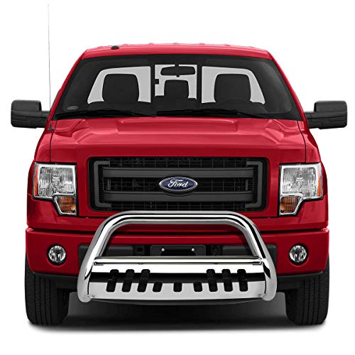 Image of DNA MOTORING 3 inch Front Bumper Push Bull Bar Compatible with 11-16 Explorer, BURB-015-SS
