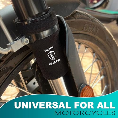 Image of OBEROI'S Traders Universal Bike Front Shocker Fork Seal Covers | Protect Suspension Forks from Dust, Dirt, Water & Debris | Extend Shocker Life & Ensure Smooth Performance for All Motorcycles