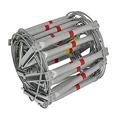 Échelle de secours incendie 10M avec corde de sécurité ignifuge extérieure - 2