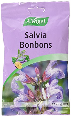 En Oferta Salvia Bonbons | Caramelos Rellenos De Salvia, Miel Pura Y Acerola | 75 Gr | A.vogel