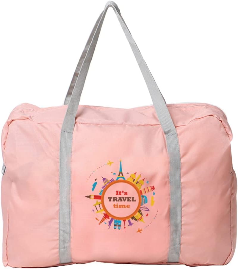 Cabin Bag 45x36x20 for Easyjet Airlines Underseat Travel Bag Holdall Bag Carry on Hand Luggage Weekend Bag Packable Travel Duffel Bag,Sports Fitness Luggage (Travel Quotes and Picture 016)