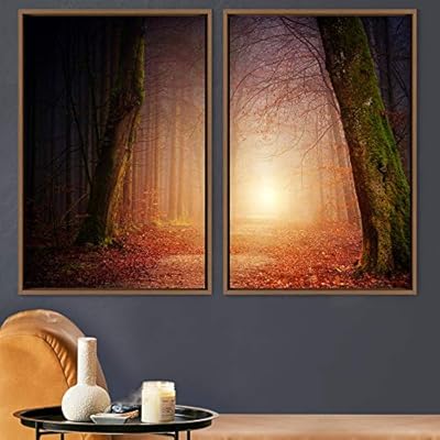 signwin 2 Piece Framed Canvas Wall Art Sunrise...