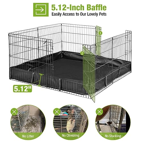 Gutinneen Rabbit Playpen Bunny Run Extension Pet Playpen Indoor Small Animal Playpen thumb #4